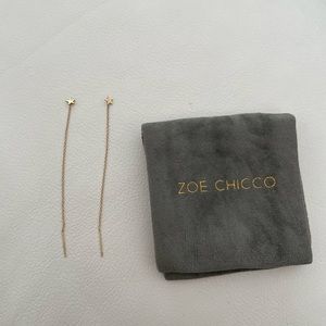 14K ITTY BITTY STAR THREADER EARRINGS